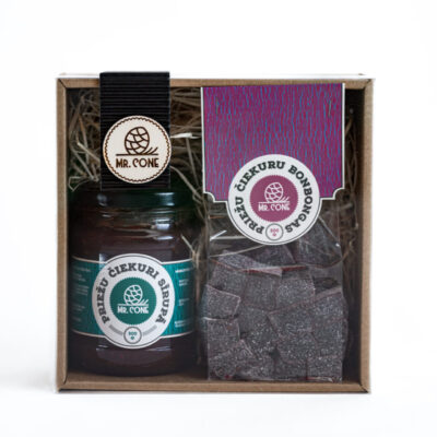 Priežu čiekuru dāvanu komplekts Nr.3